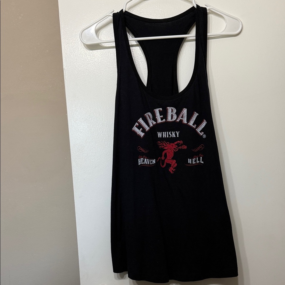 Black Fireball Whiskey Tank Top